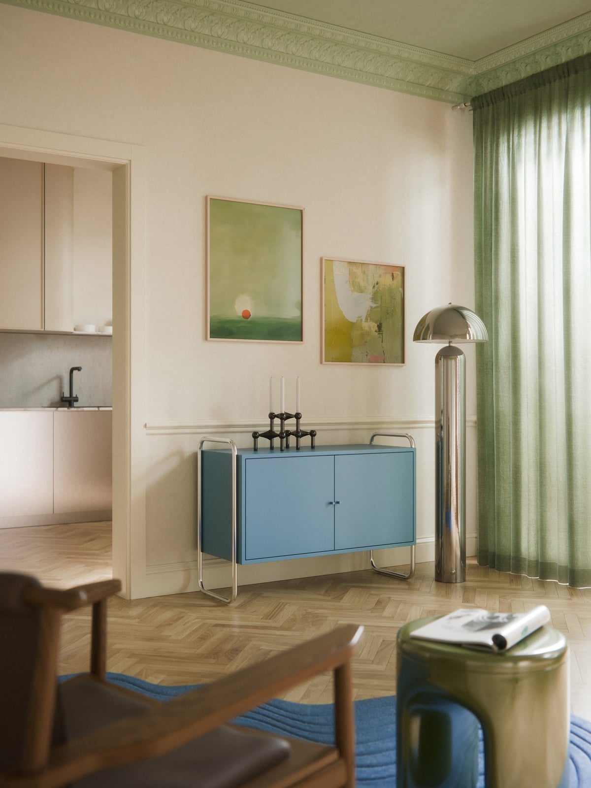 Fenton Metal Sideboard
