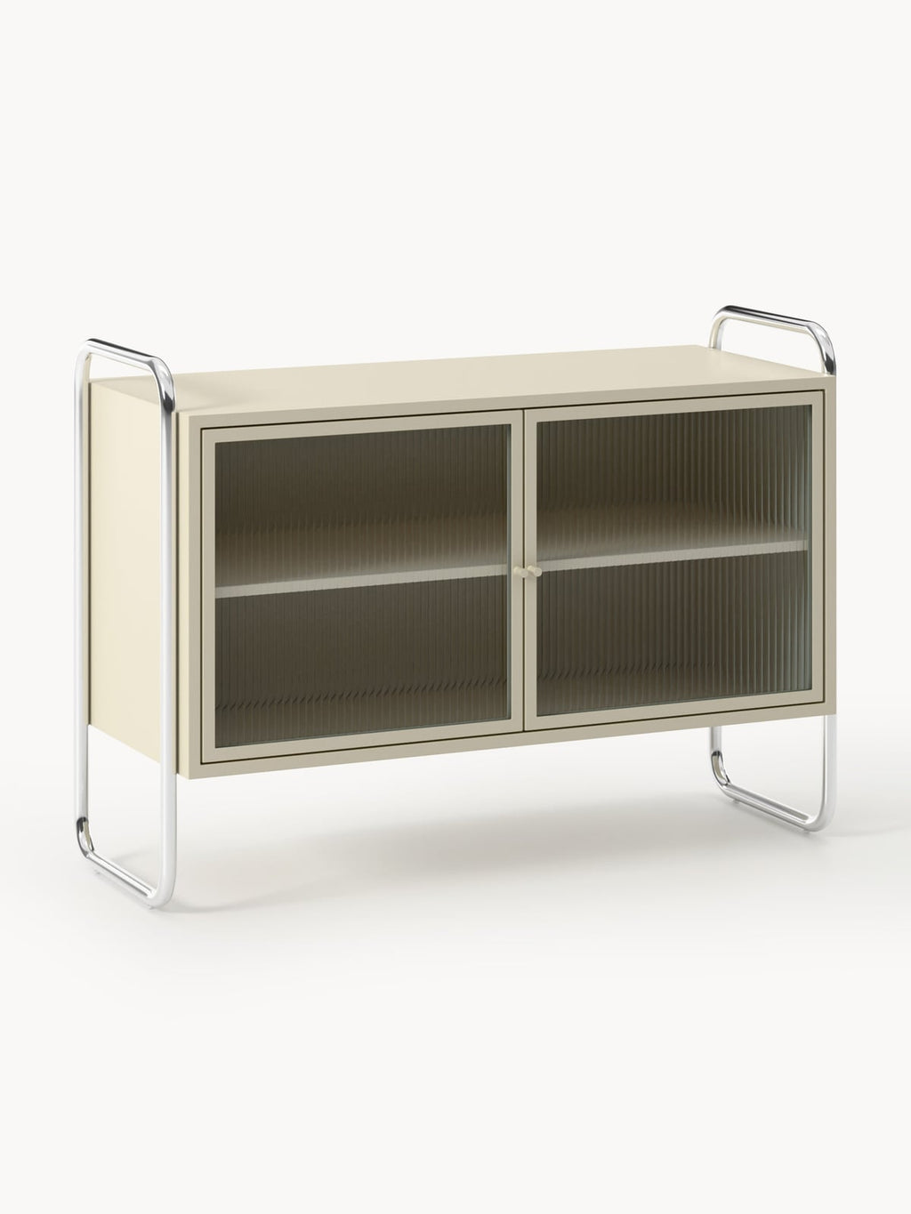 Fenton Metal Sideboard with Glass Front