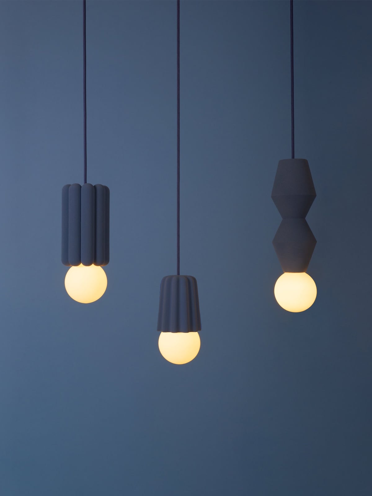 Fenton Small Handmade Dimmable Pendant Light STUCCO No.: 2