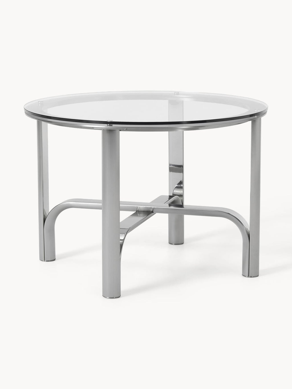 Fernwood Round Dining Table with Glass Top, in various sizes