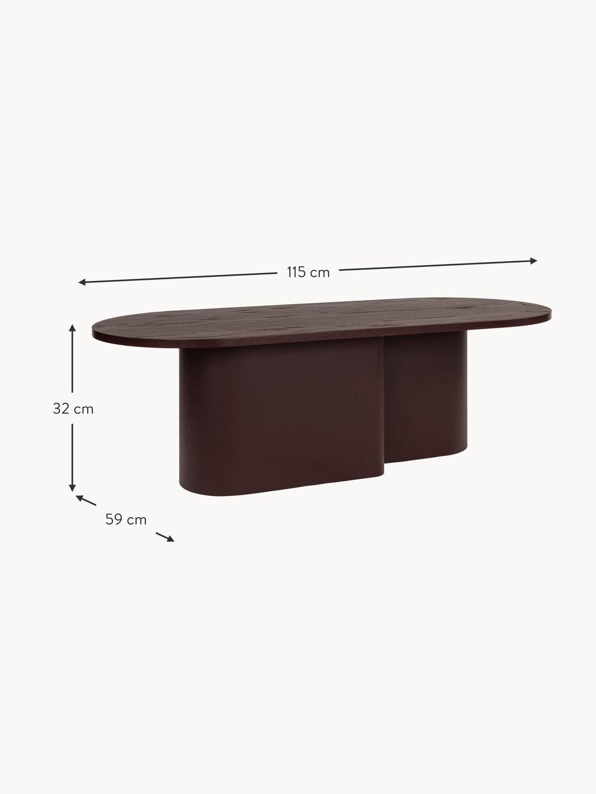 Fordham Oval Coffee Table