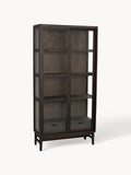 Fordham Wooden Display Cabinet with Sliding Doors