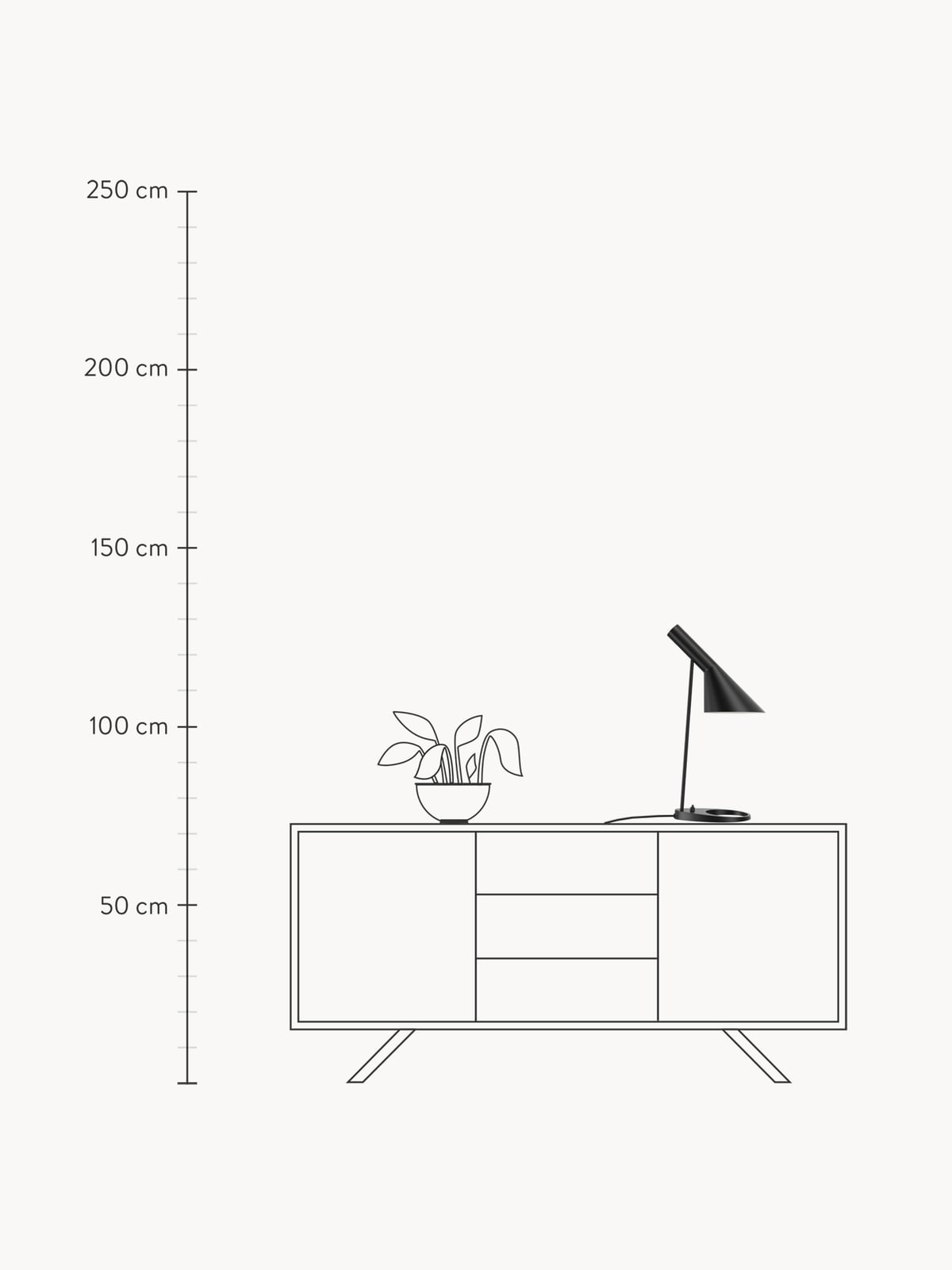 Foulridge AJ Desk Lamp, Various Sizes