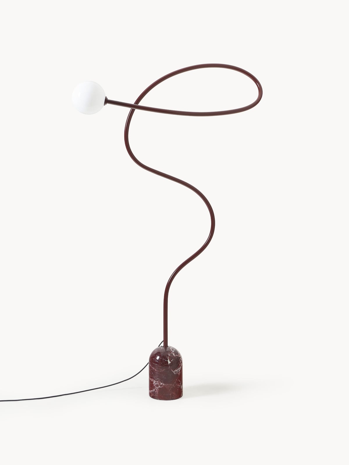 Foulridge Floor Lamp with Marble Base