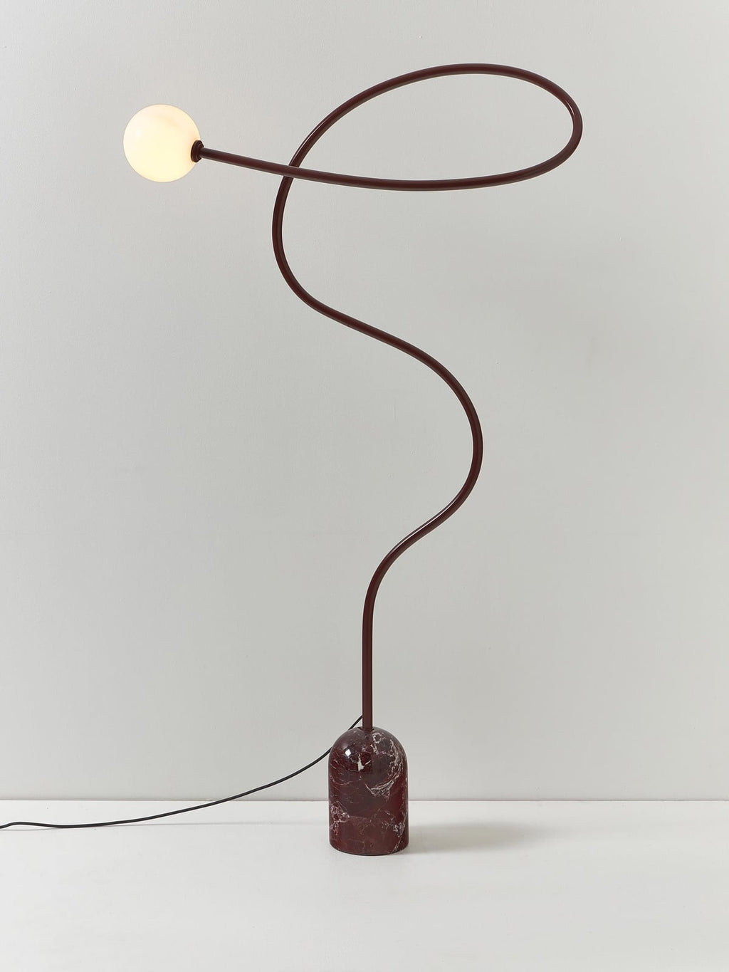 Foulridge Floor Lamp with Marble Base