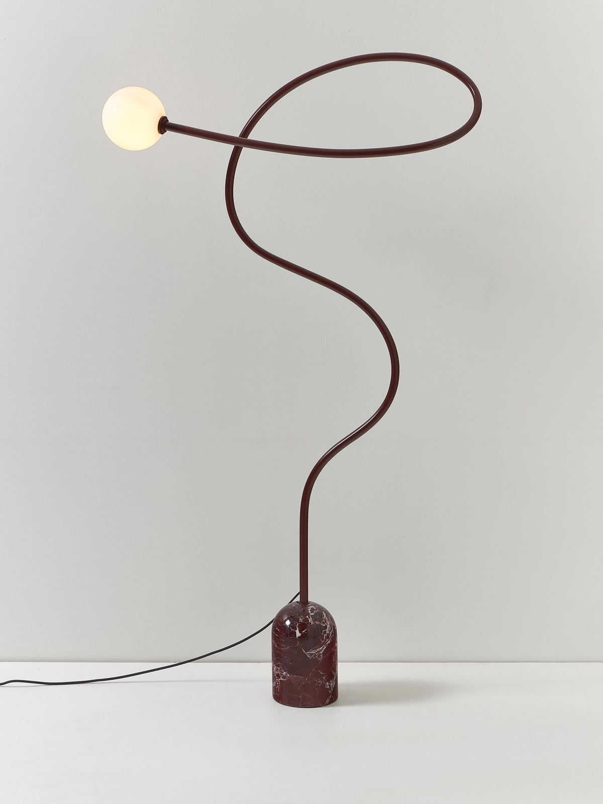 Foulridge Floor Lamp with Marble Base