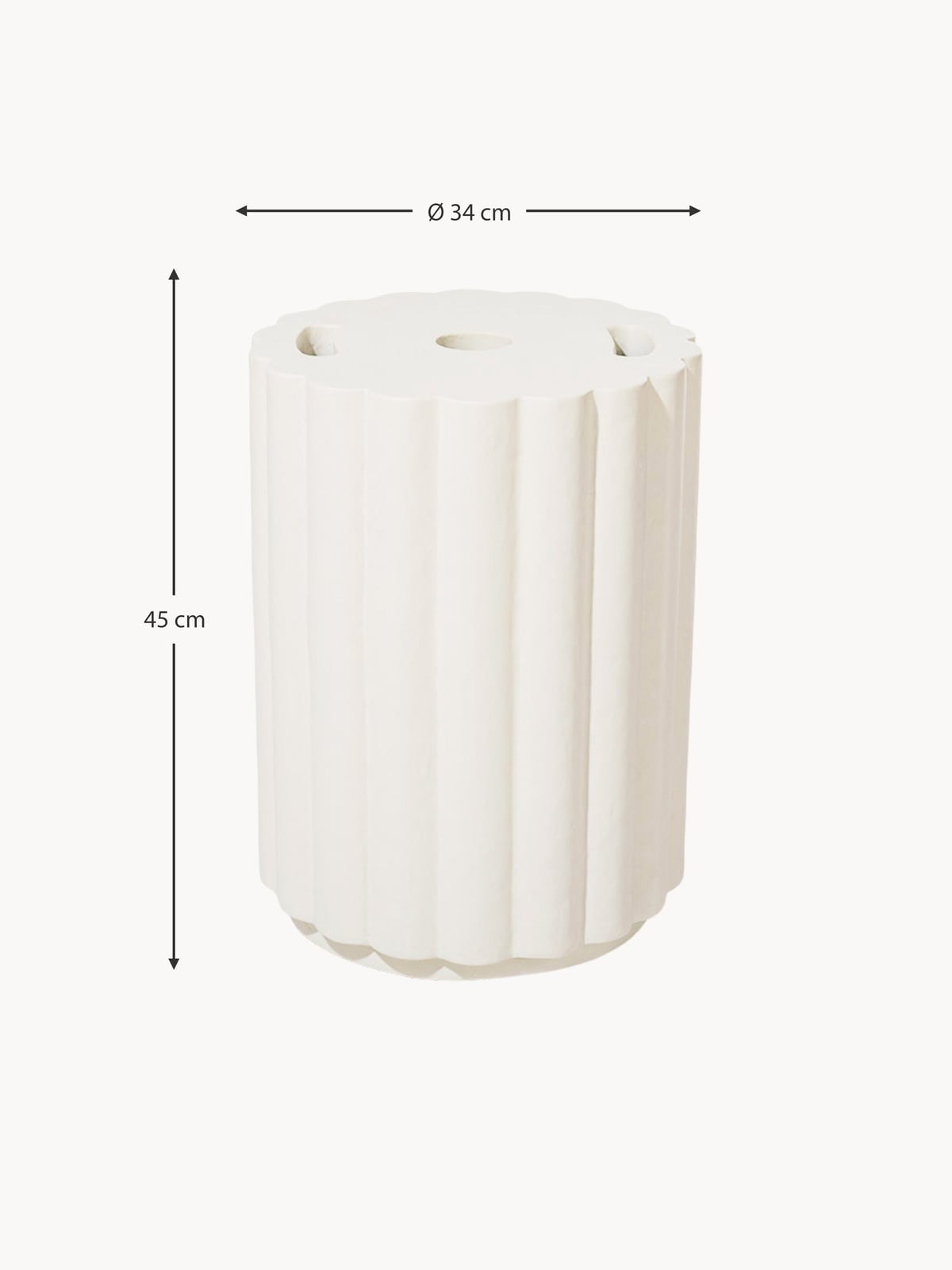 Foulridge Outdoor Round Stool