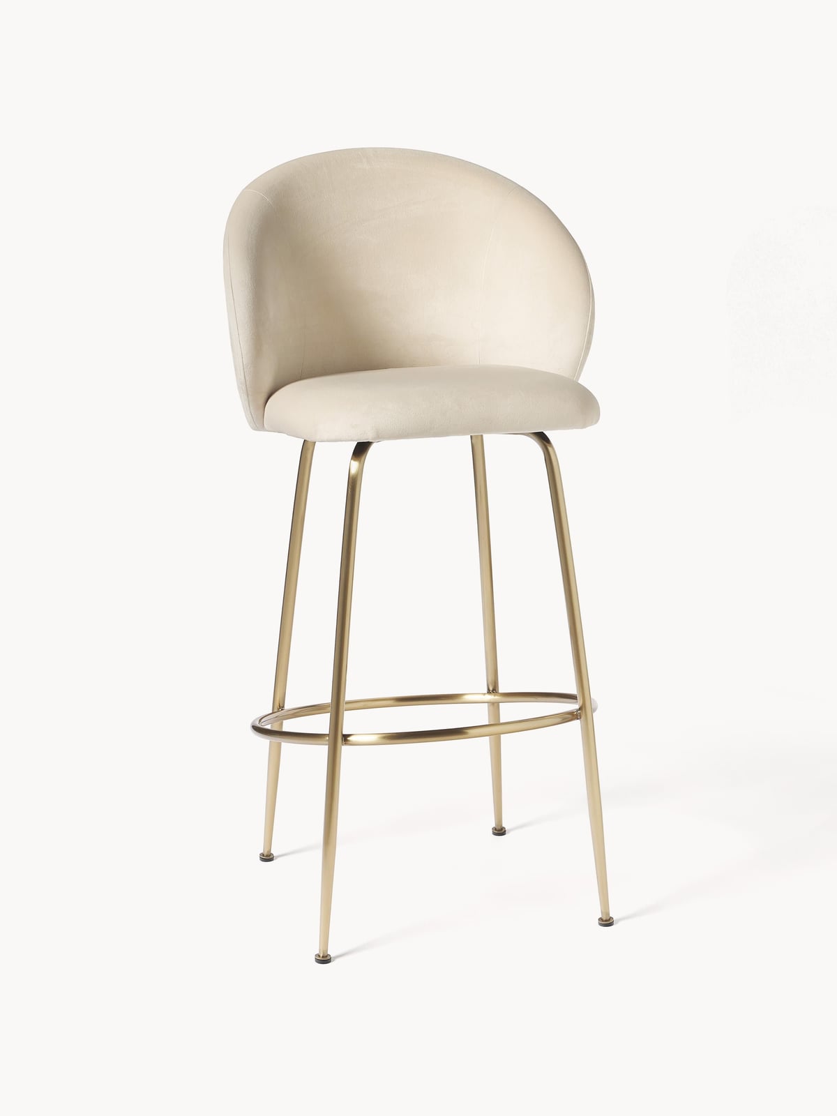 Foxton Velvet Bar Chair
