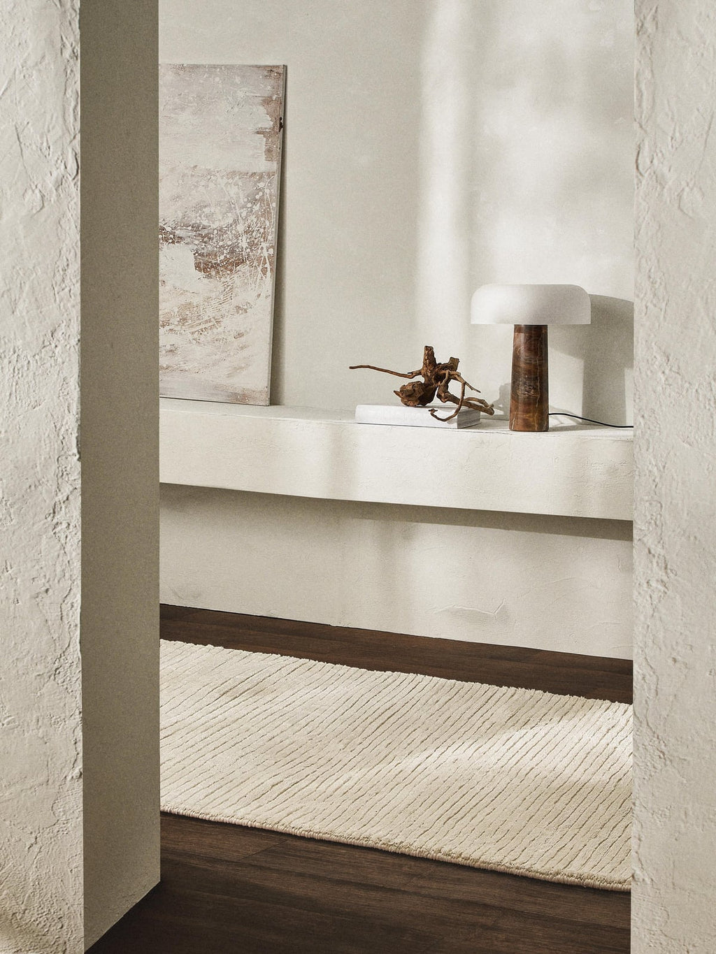 Garrow Table Lamp with Marble Base