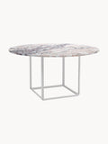 Garsdale Dining Table with Marble Table Top, Ø 145 cm