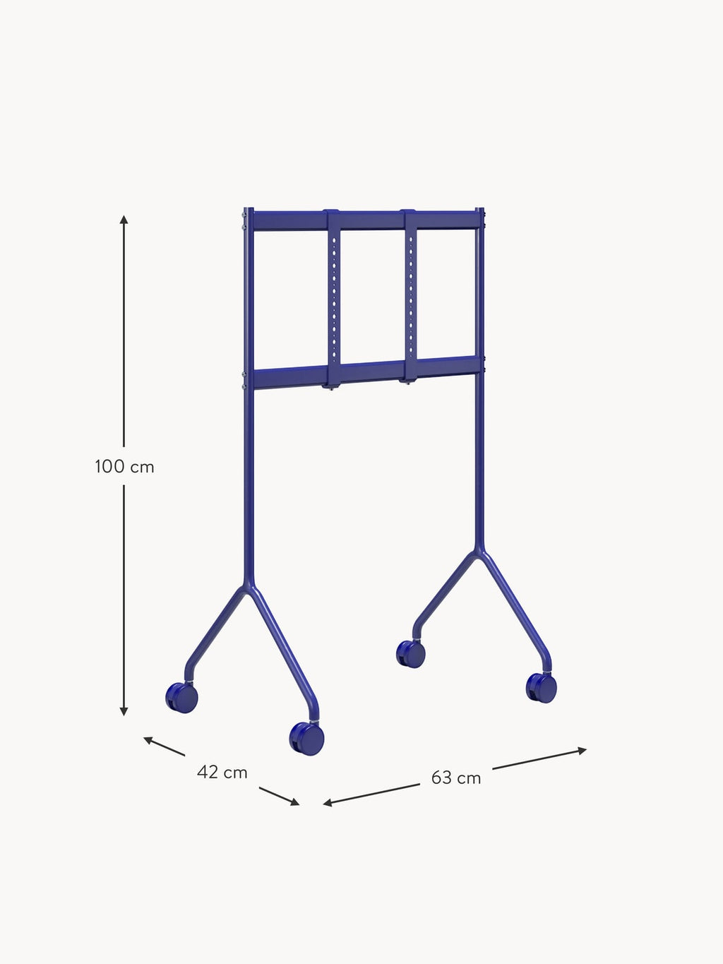 Garsdale Light TV Stand Moon with Wheels