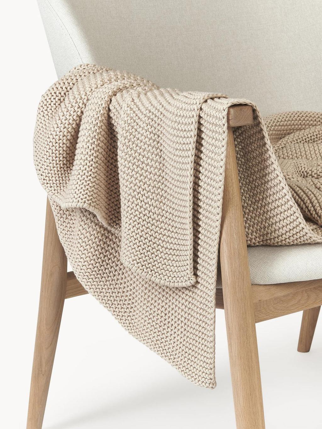 Girton Organic Cotton Knitted Blanket