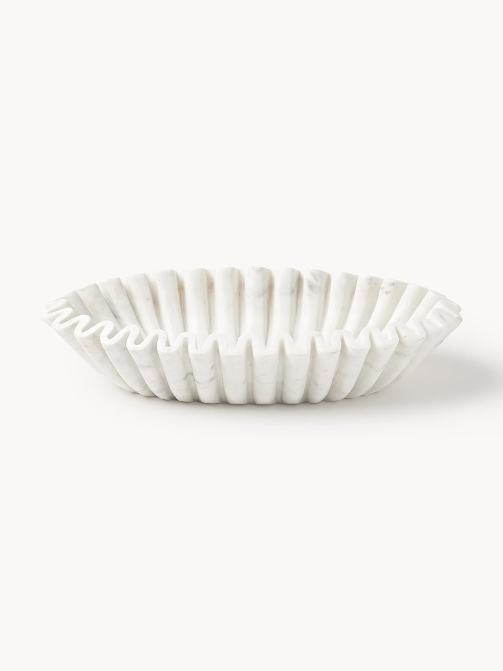 Gisburn Handmade Oval Decorative Marble Bowl, W 35 cm