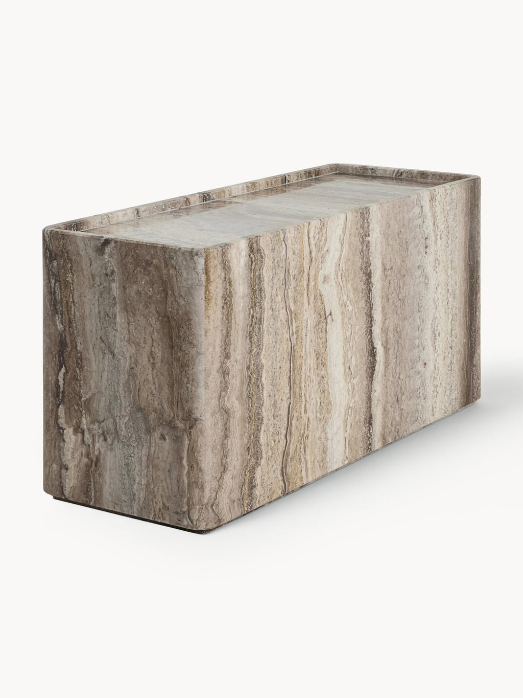 Grantley Travertine Side Table