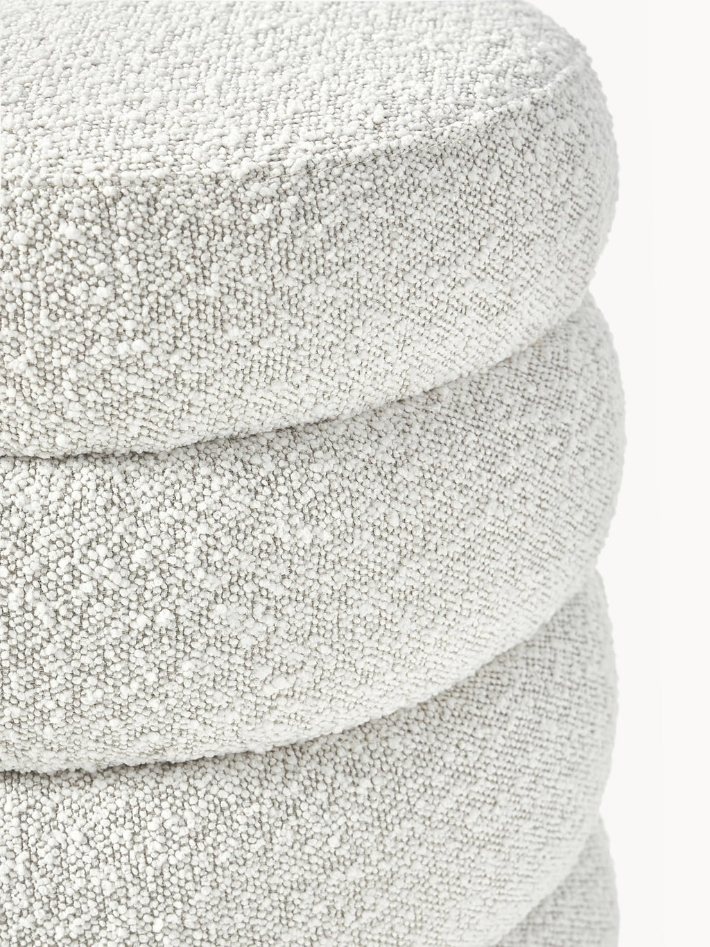 Gresham Bouclé Upholstered Stool