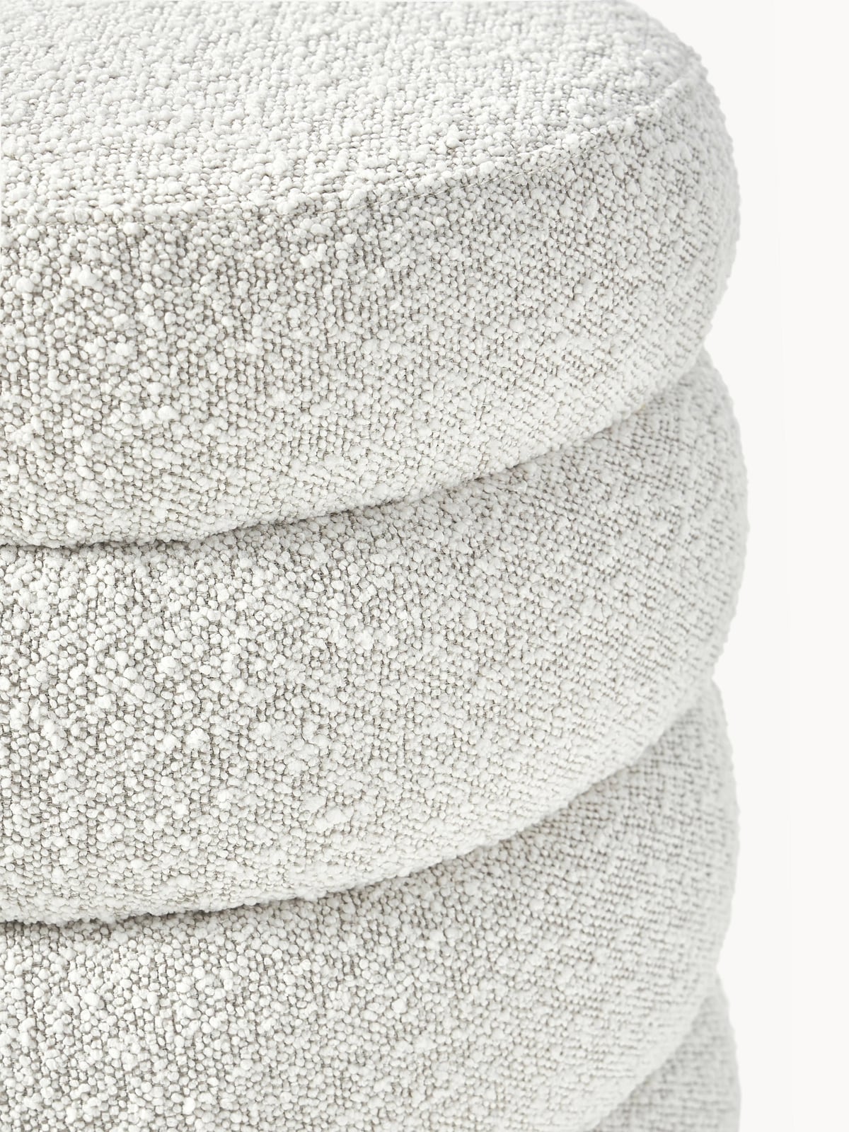 Gresham Bouclé Upholstered Stool