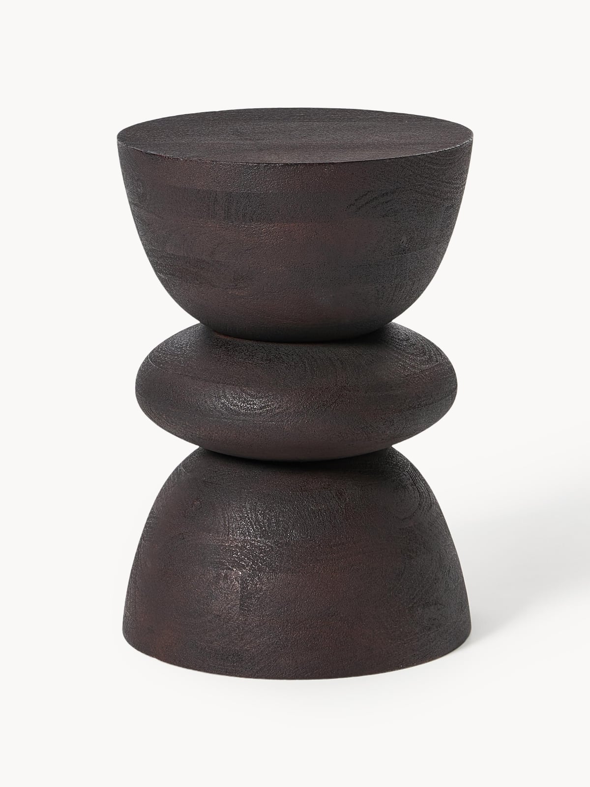 Gresham Round Mango Wood Side Table