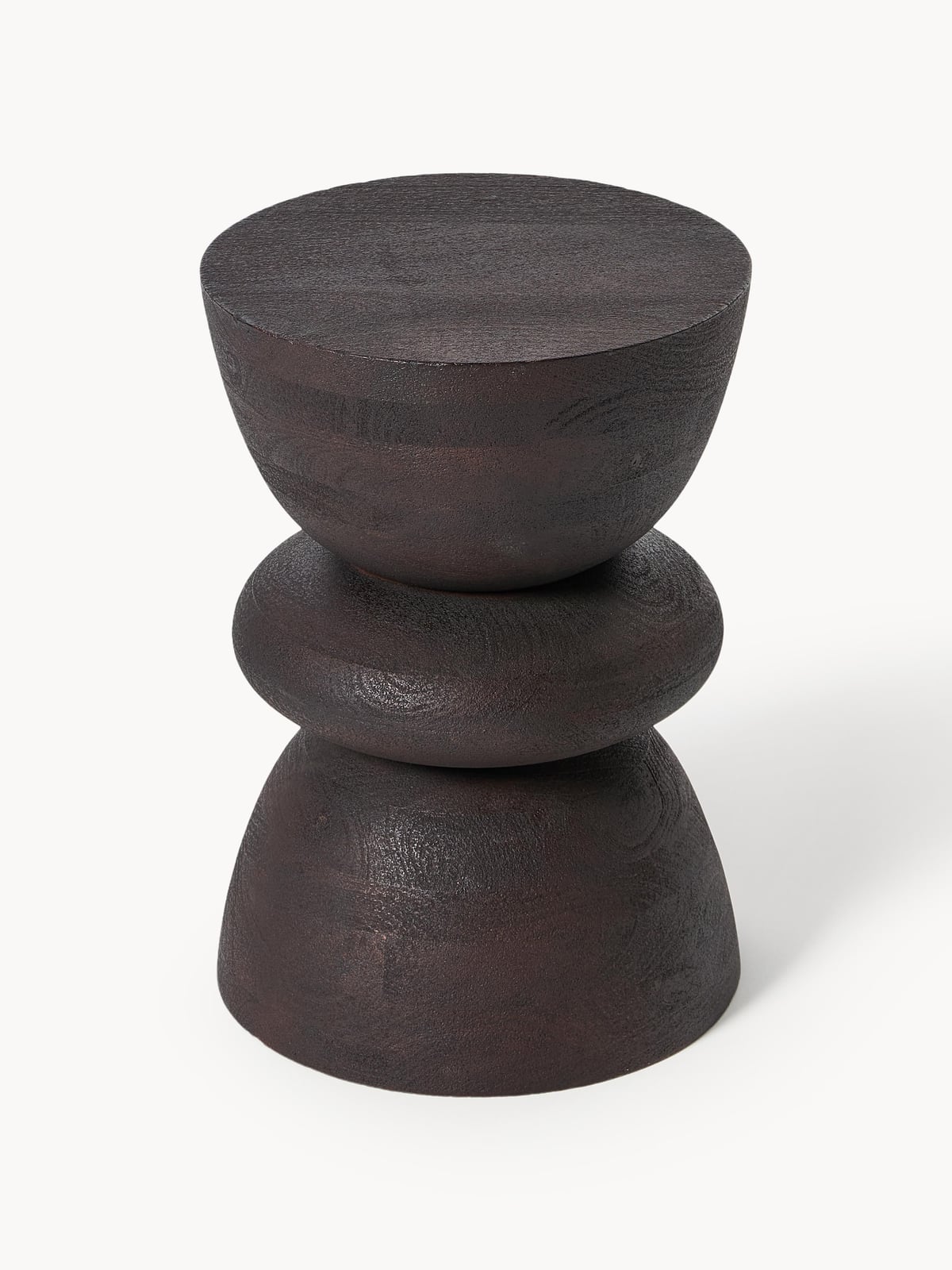 Gresham Round Mango Wood Side Table