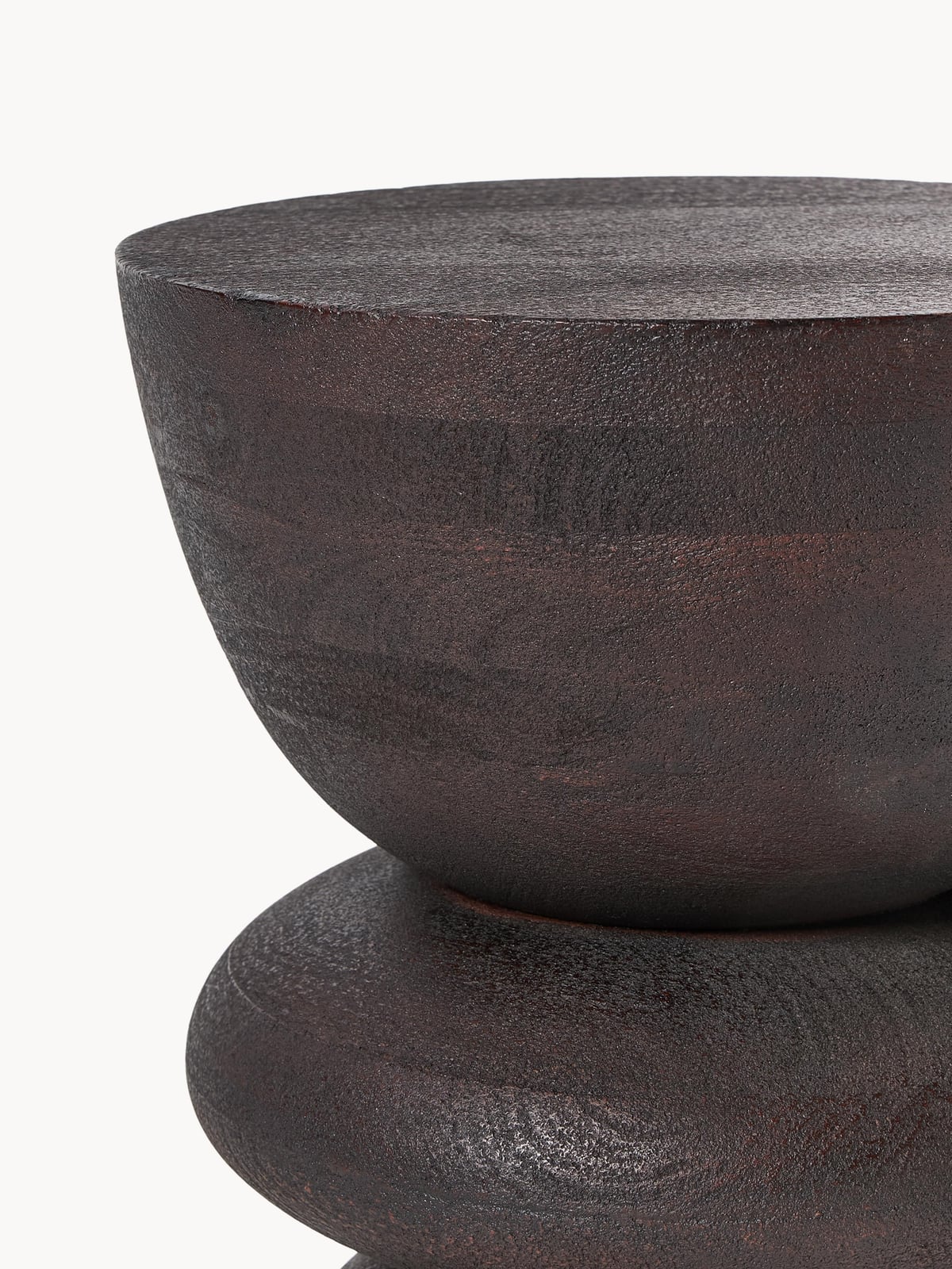Gresham Round Mango Wood Side Table