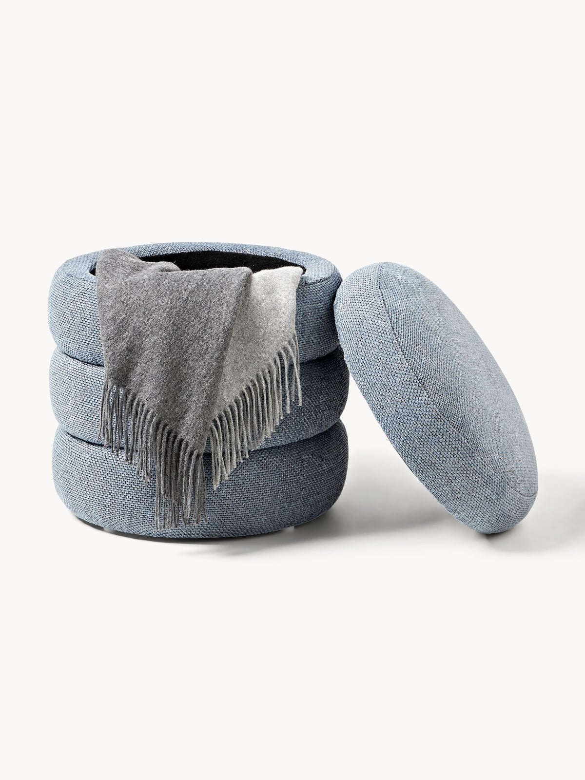 Gresham Upholstered Stool with Storage Space