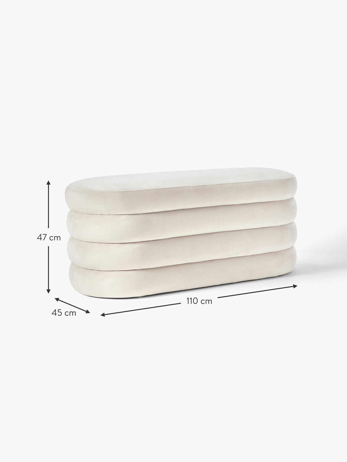 Gresham Upholstered Velvet Bench