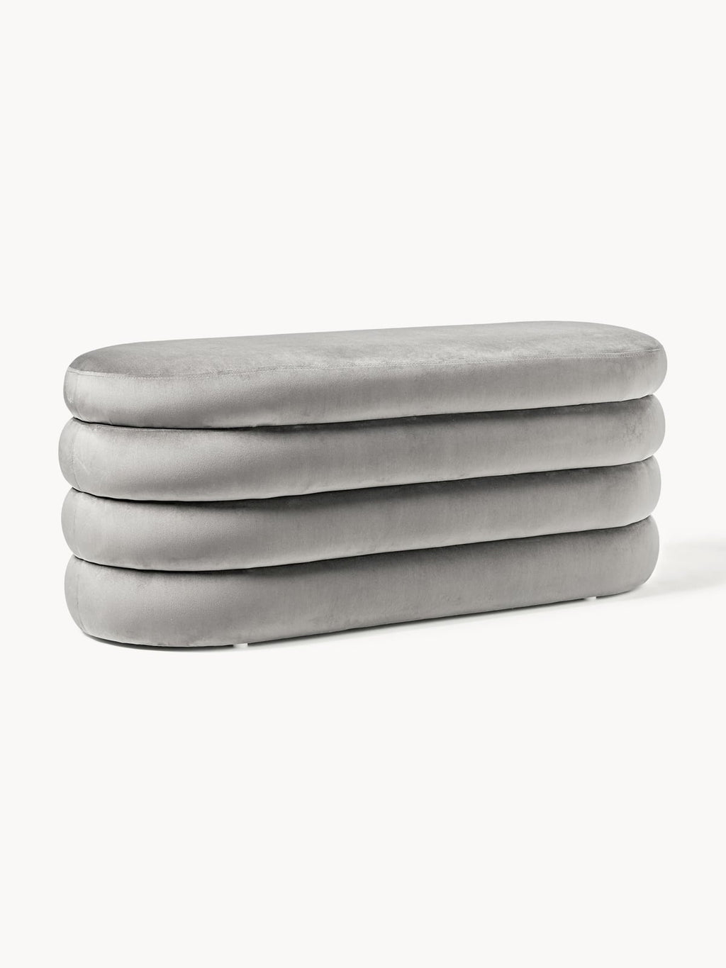 Gresham Velvet Upholstered Bench with Storage Space