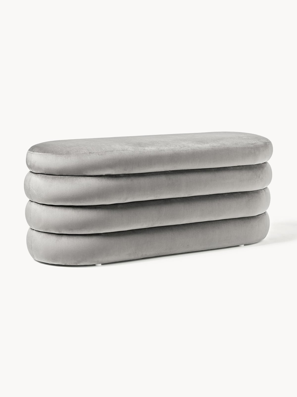Gresham Velvet Upholstered Bench with Storage Space