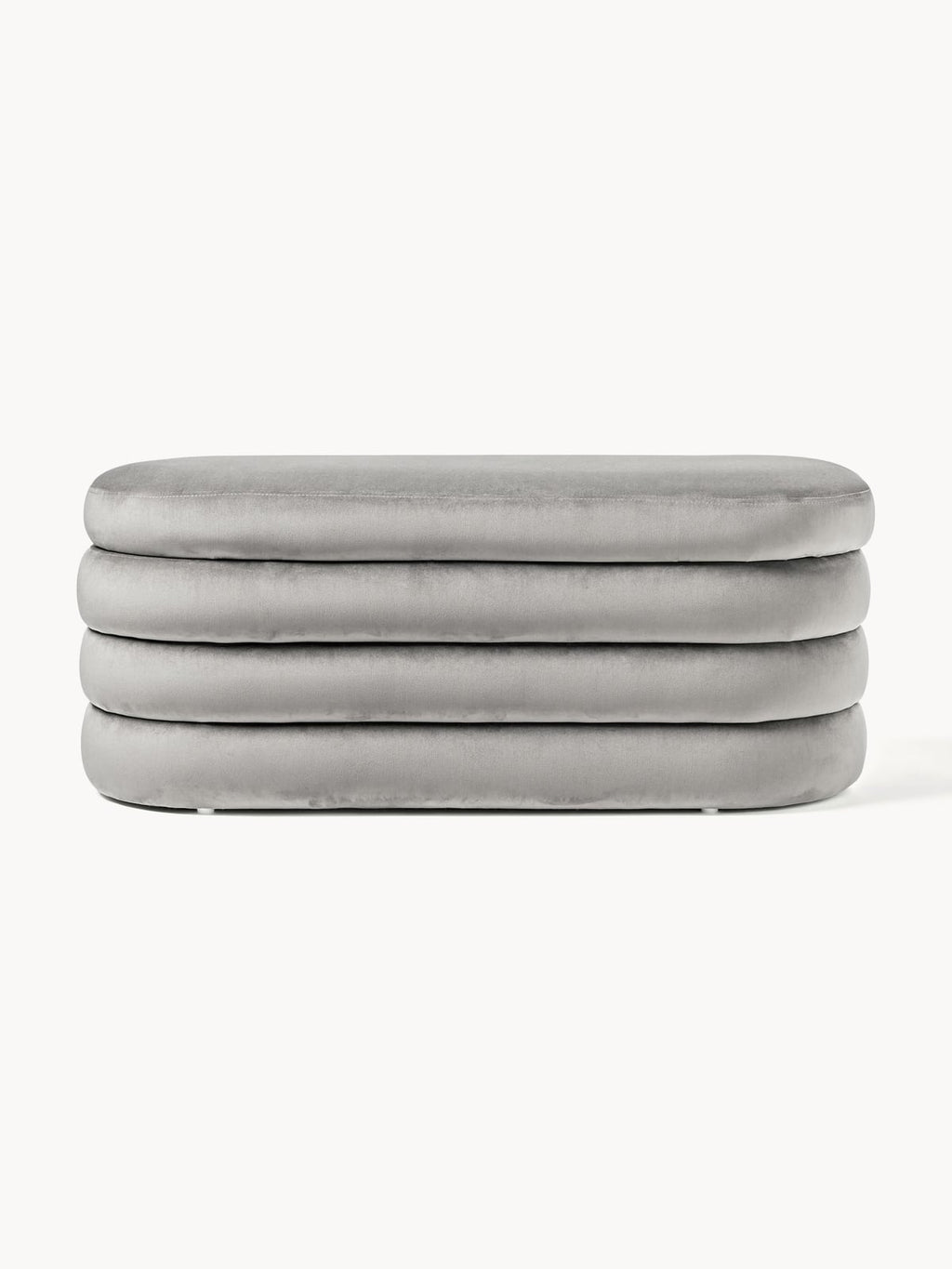 Gresham Velvet Upholstered Bench with Storage Space