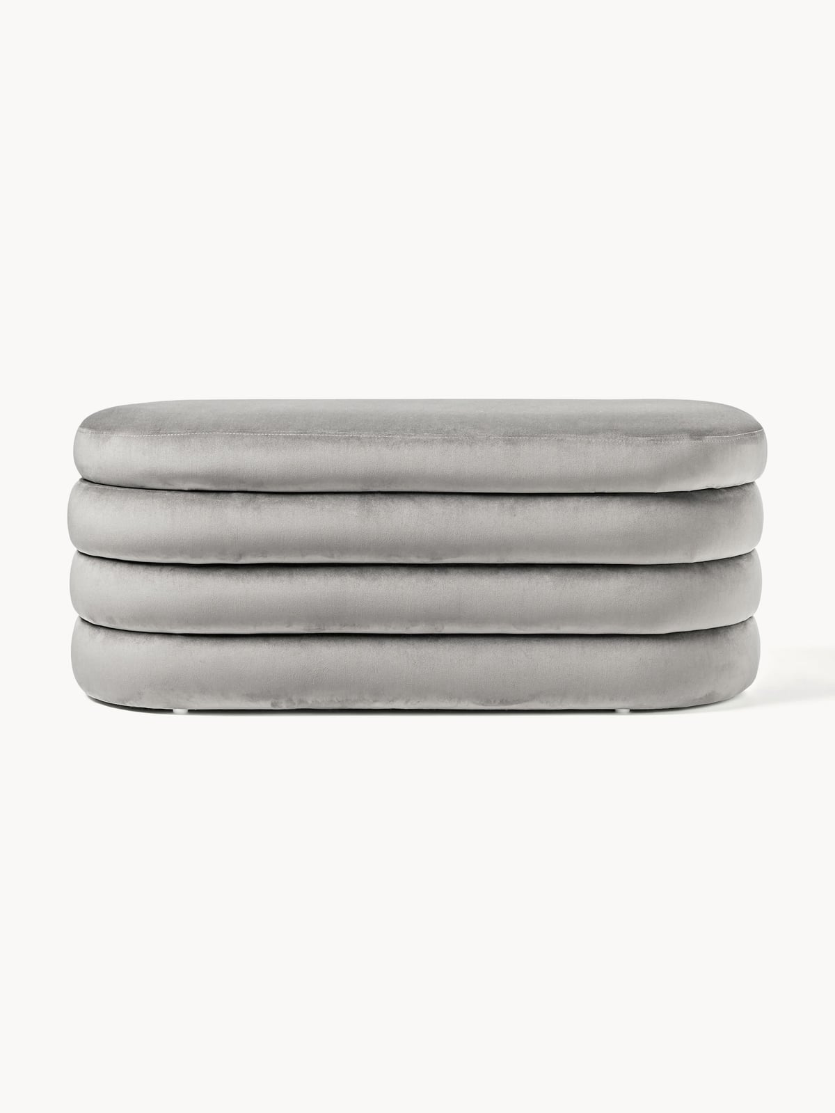 Gresham Velvet Upholstered Bench with Storage Space