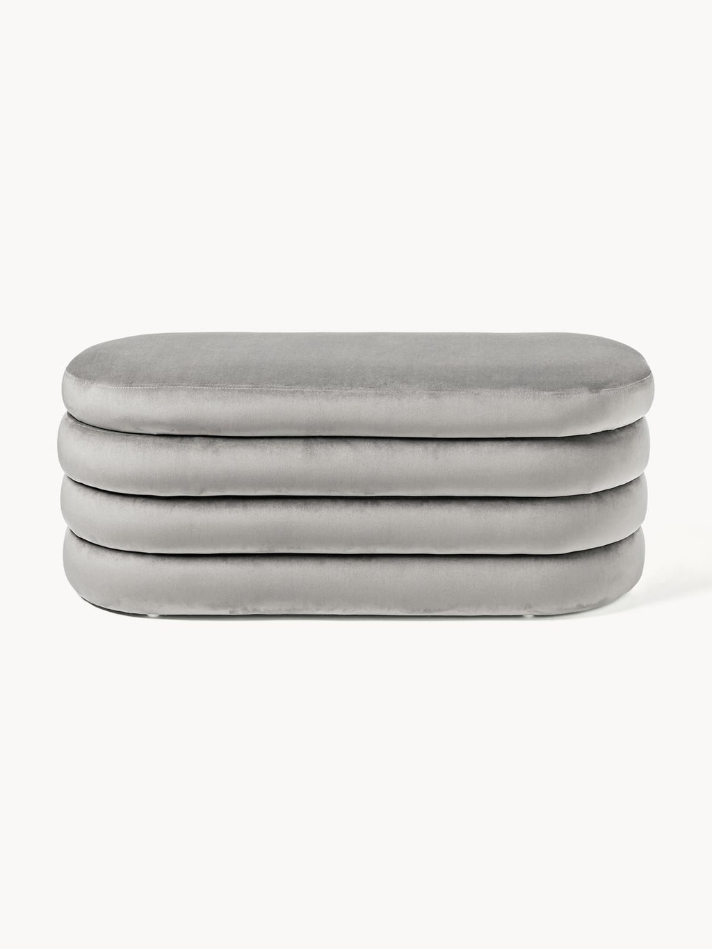 Gresham Velvet Upholstered Bench with Storage Space