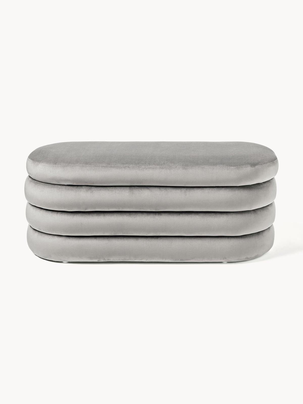 Gresham Velvet Upholstered Bench with Storage Space