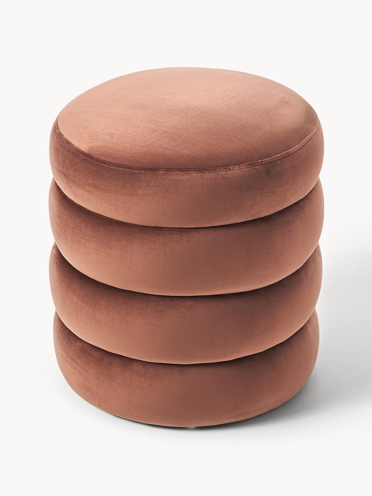 Gresham Velvet Upholstered Stool