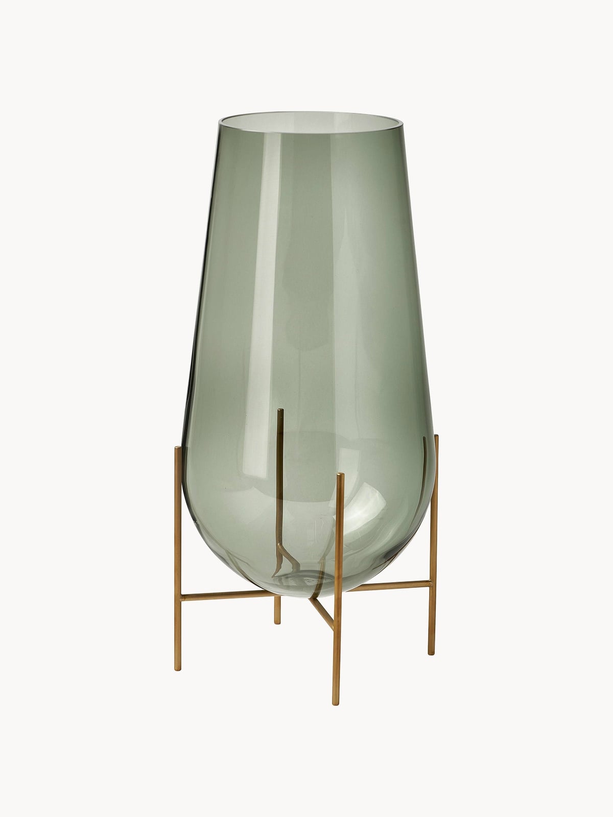Greystoke Mouth-Blown Vase Échasse, H 44 cm