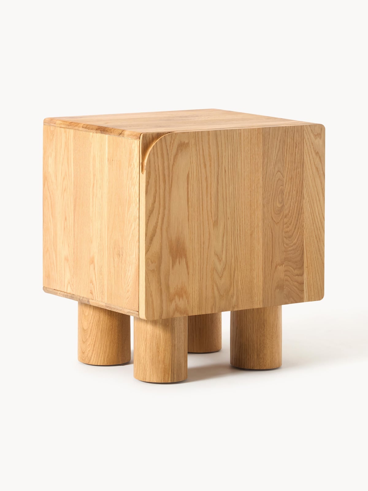 Greystoke Oak Wood Bedside Table