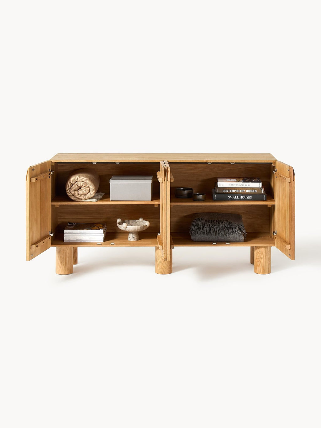 Greystoke Oak Wood Sideboard