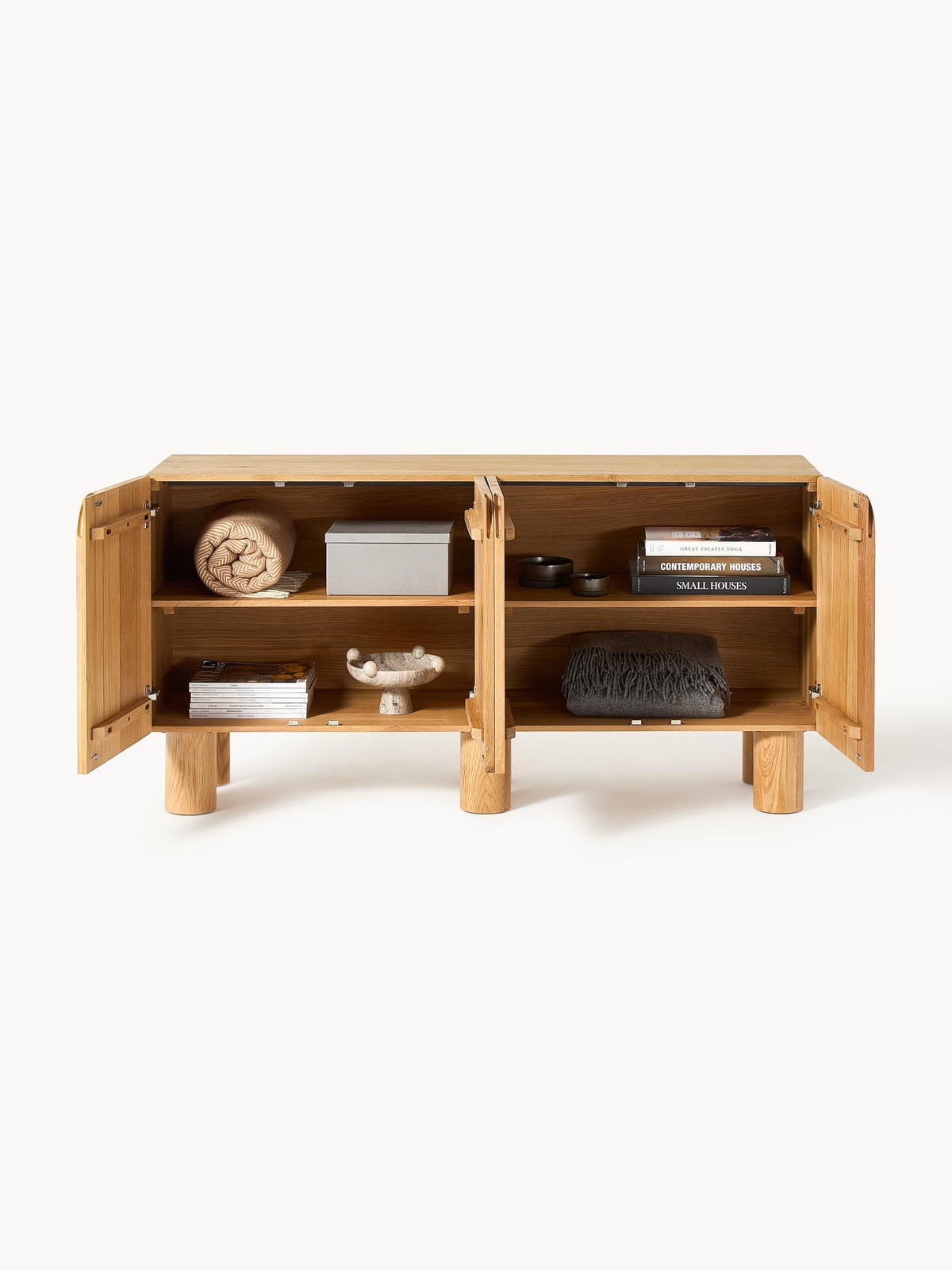 Greystoke Oak Wood Sideboard