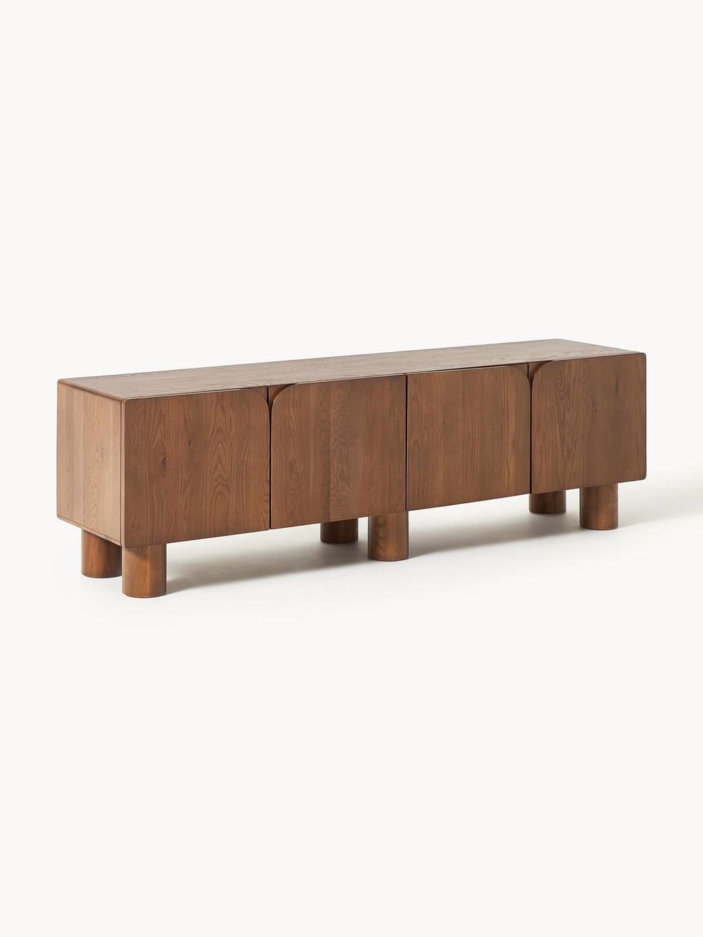 Greystoke Oak Wood TV Lowboard