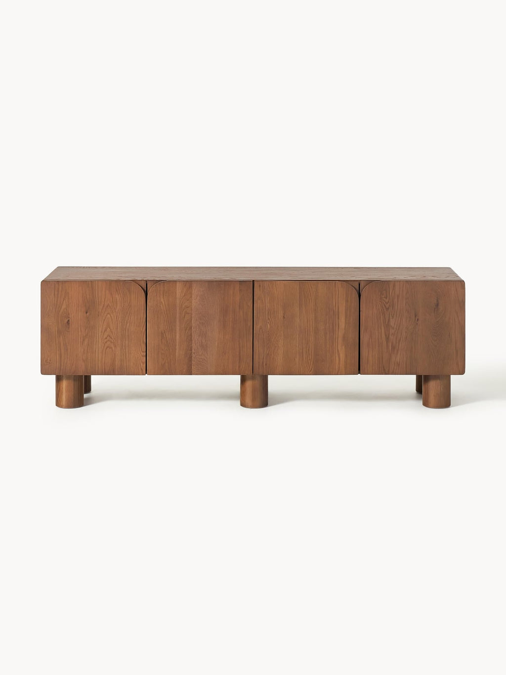 Greystoke Oak Wood TV Lowboard