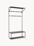 Greystoke Wall-Mounted Metal Coat Rack