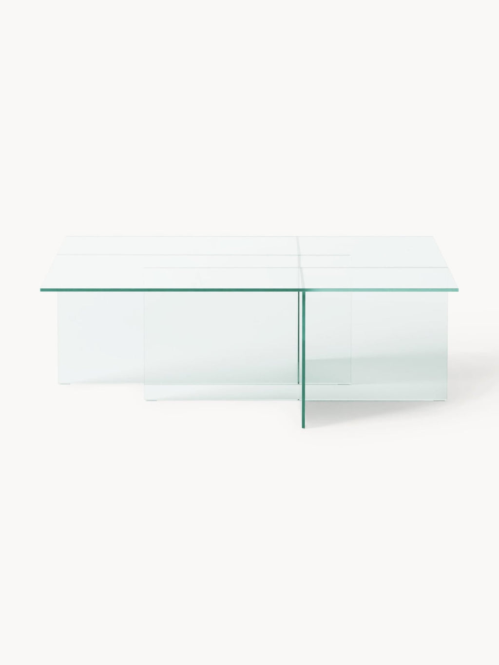 Halden Glass Coffee Table, W 102 cm