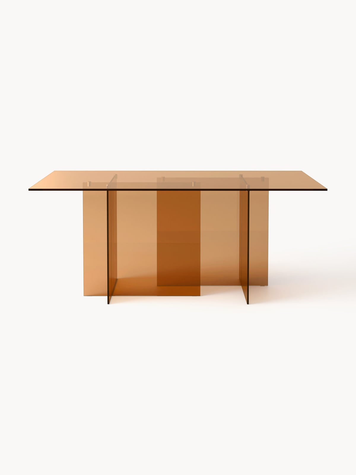 Halden Glass Dining Table, 180 X 90 cm