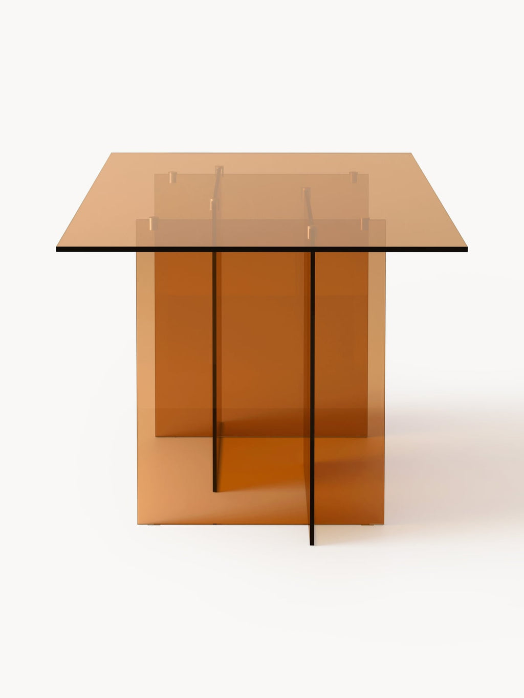 Halden Glass Dining Table, 180 X 90 cm