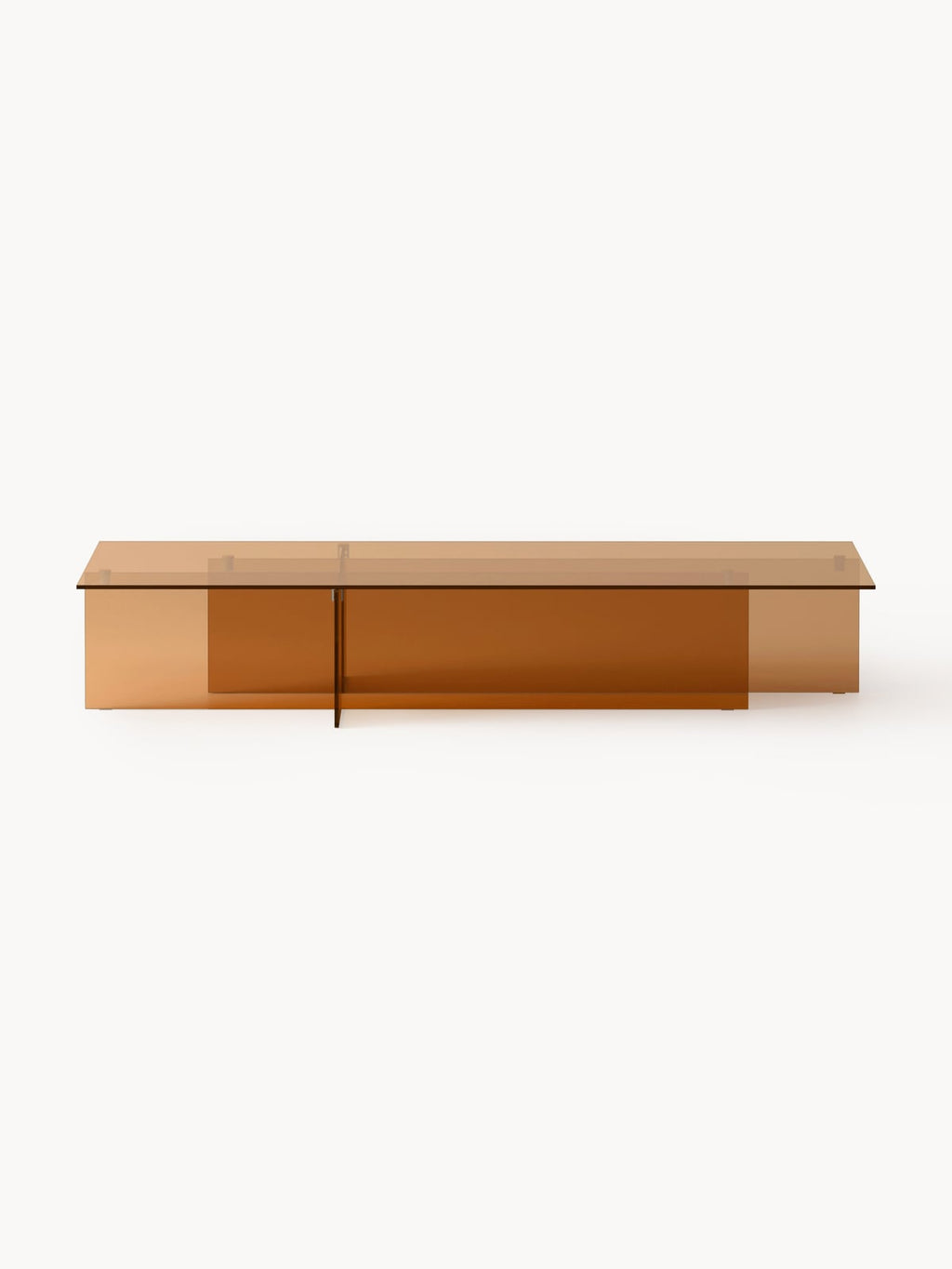 Halden Large Glass Coffee Table, W 160 cm