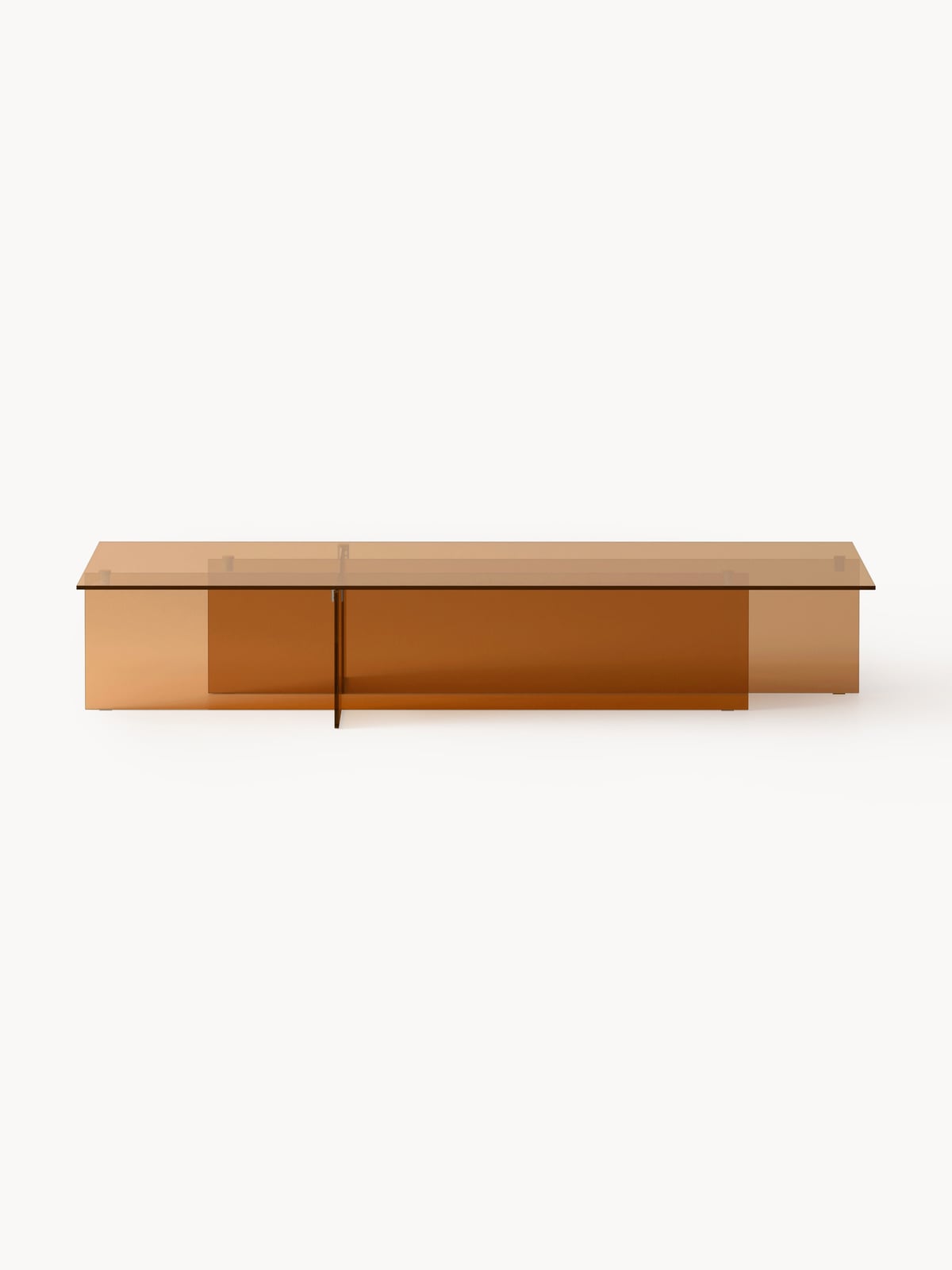 Halden Large Glass Coffee Table, W 160 cm