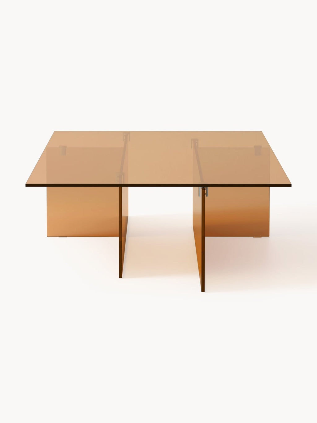 Halden Large Glass Coffee Table, W 160 cm