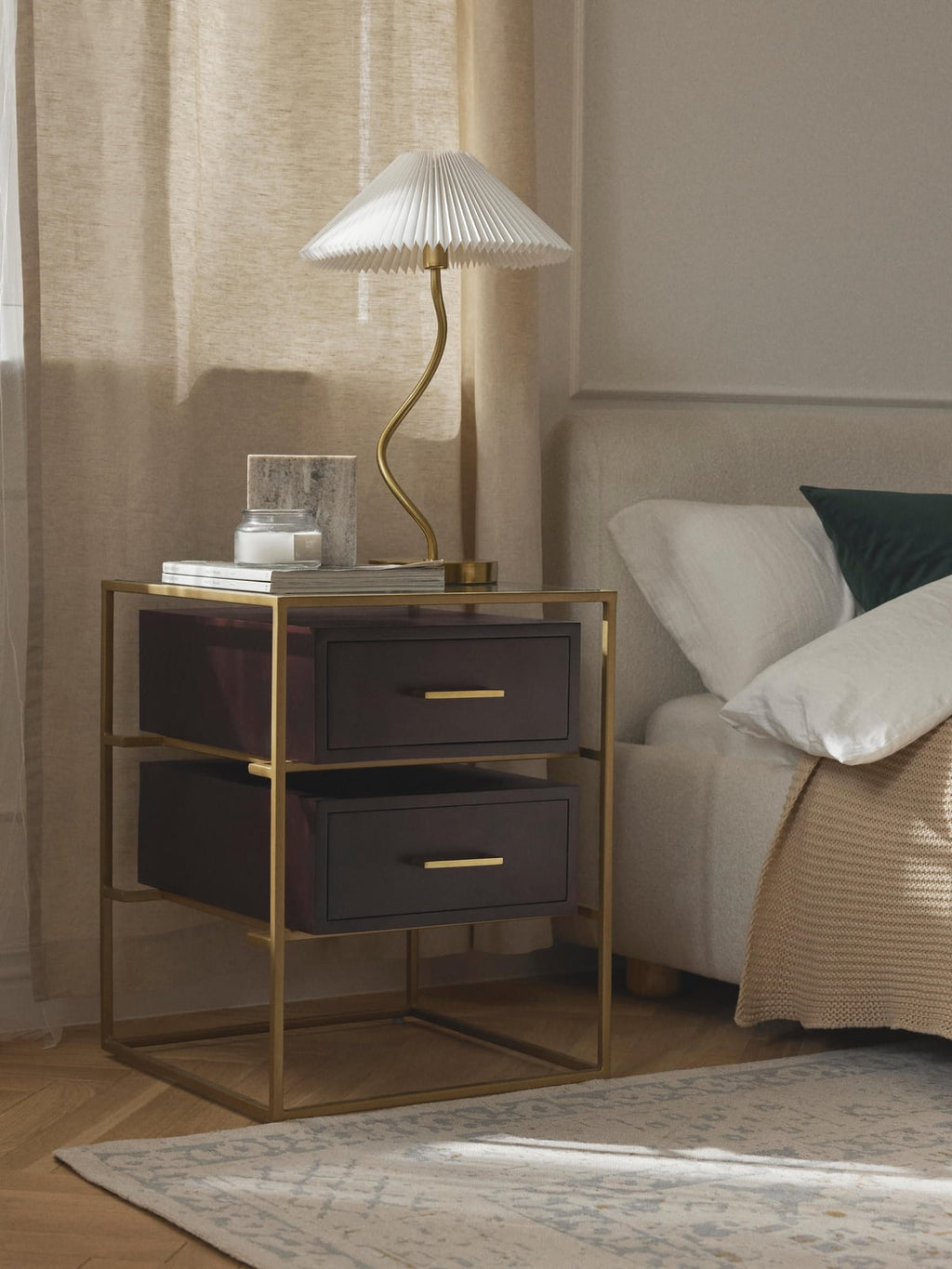Haltwhistle Mango Wood Bedside Table