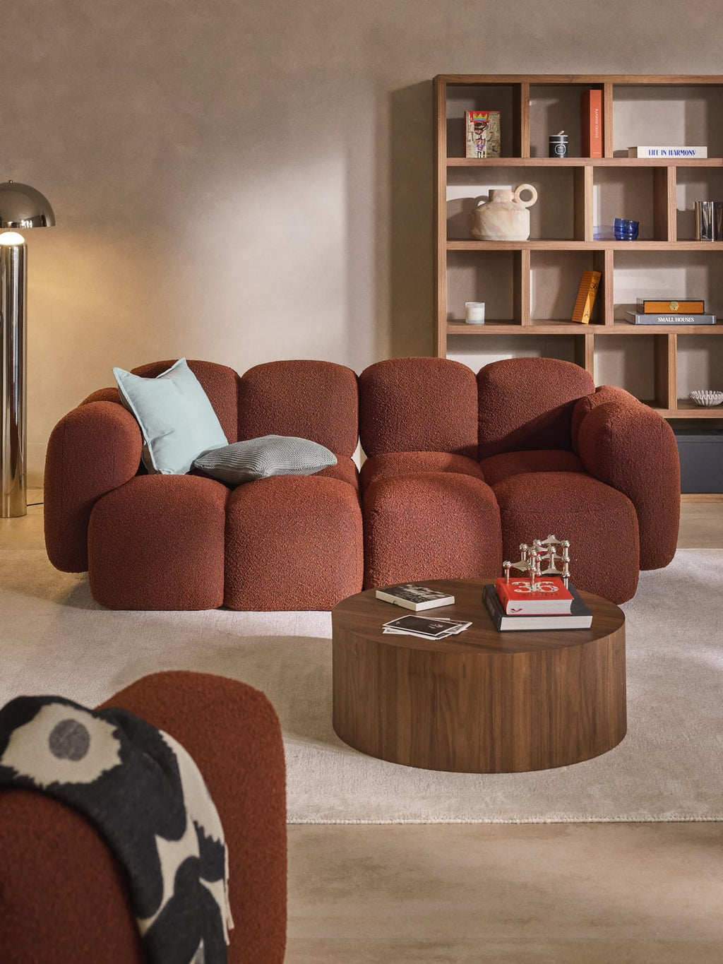 Hawkridge Bouclé Modular Sofa (3-seater)