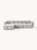 Hawkridge Bouclé Modular Sofa (4-seater) with Ottoman (left/right)