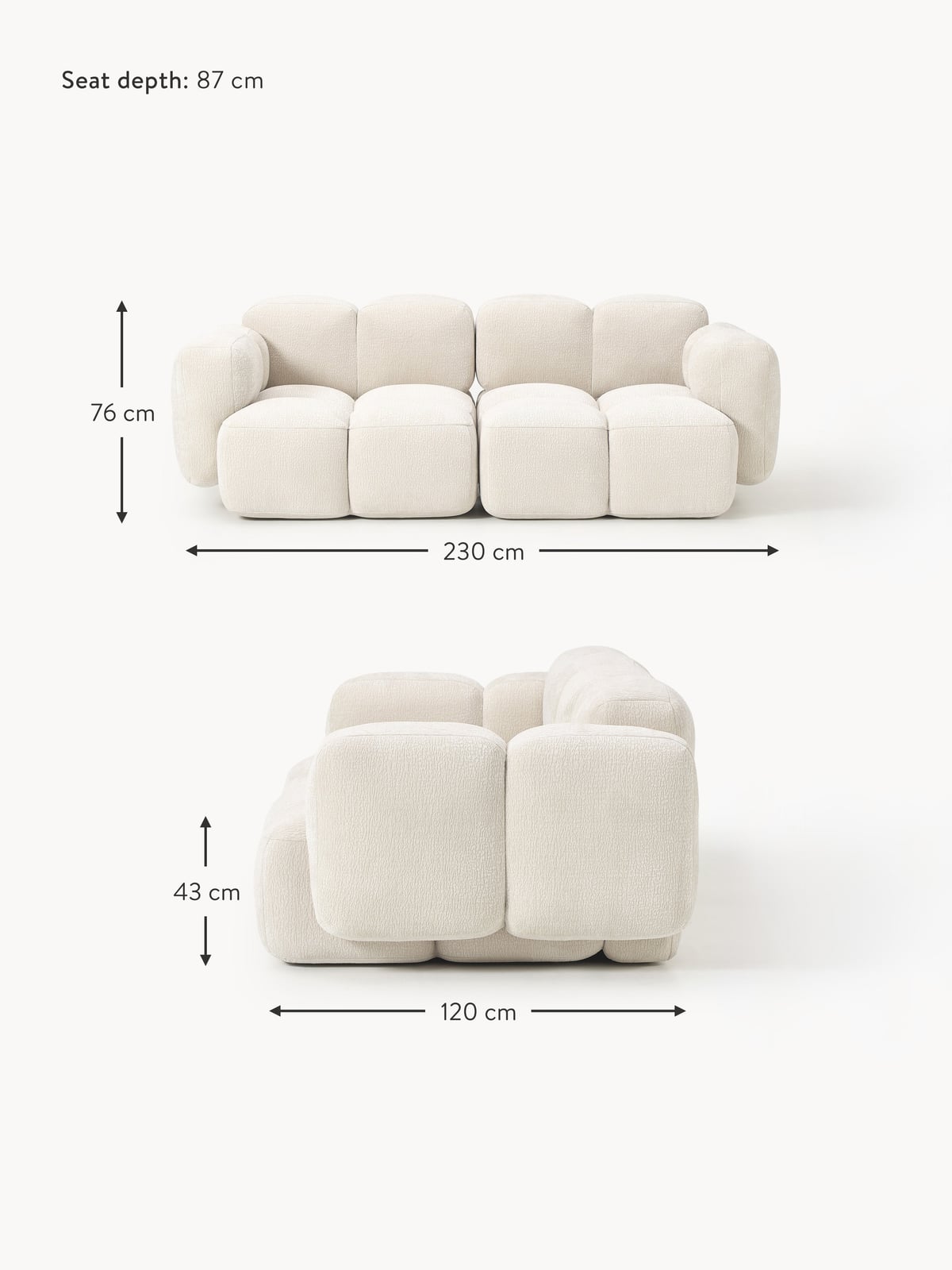 Hawkridge Modular Sofa (2-seater)