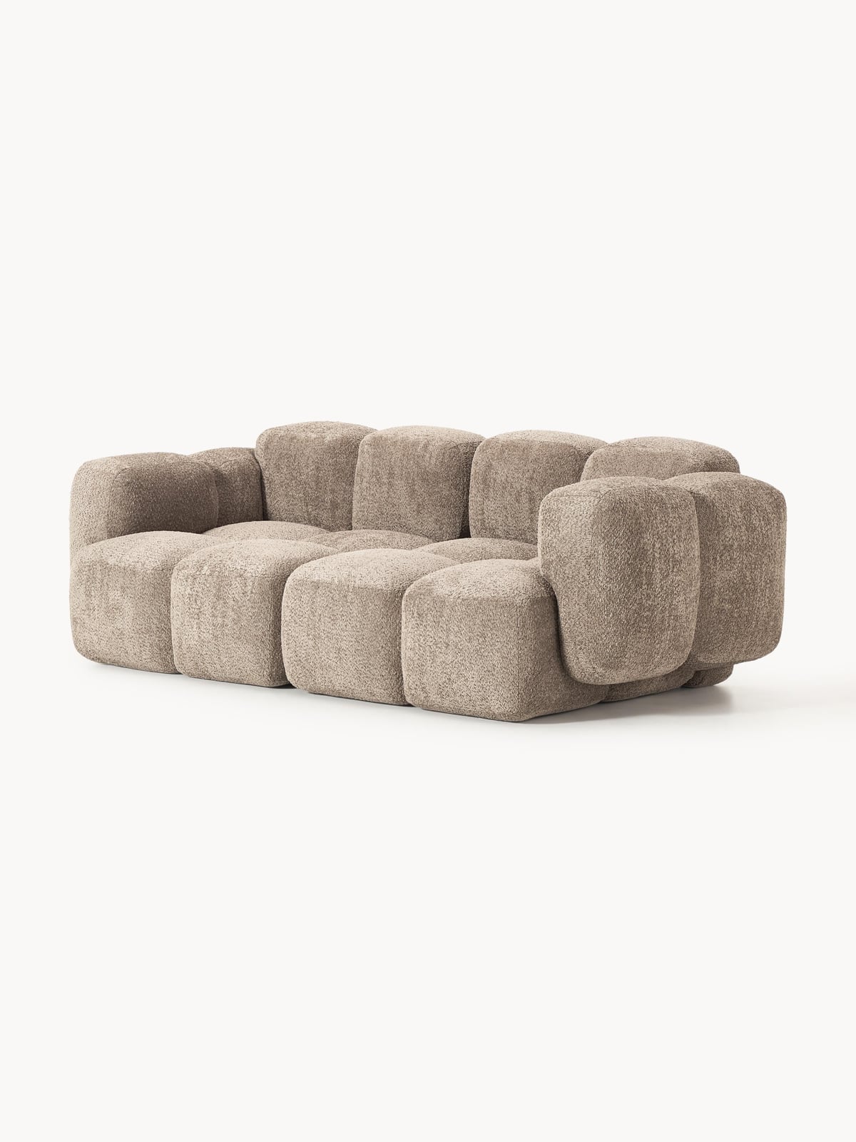 Hawkridge Modular Teddy-Bouclé Sofa (3-seater)